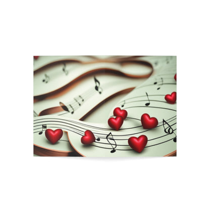 Music Lover Greeting Cards (1, 10, 30, and 50pcs)