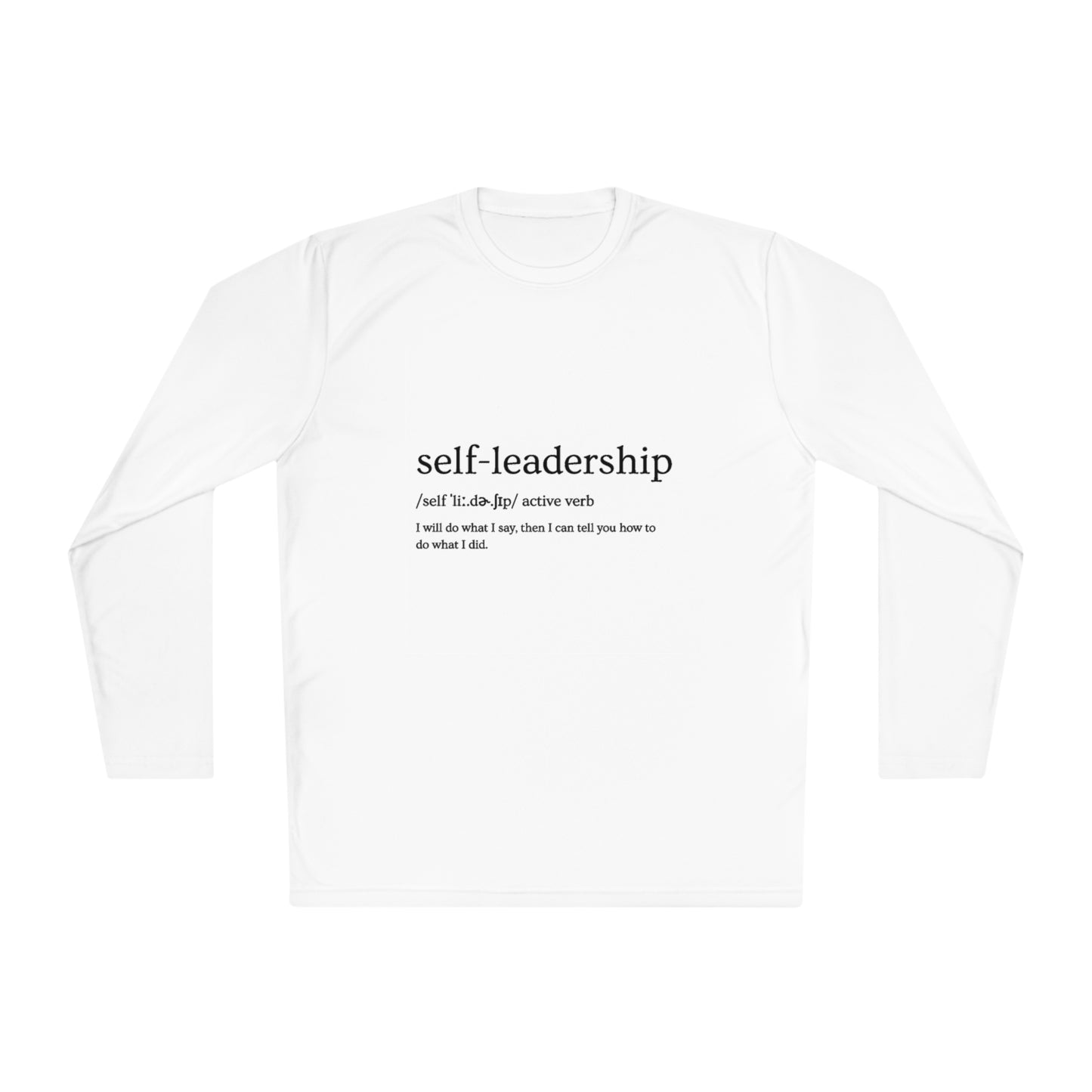 Self-Leadership - Definition - Unisex Lightweight Long Sleeve Tee