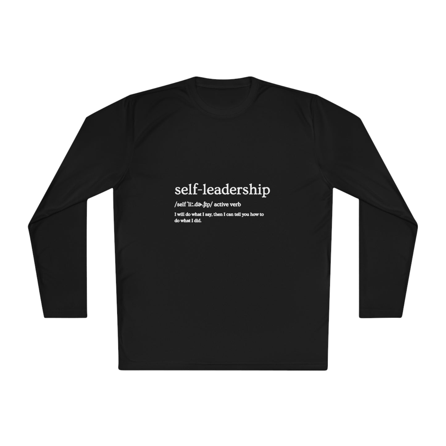 Self-Leadership Definition - Unisex Lightweight Long Sleeve Tee