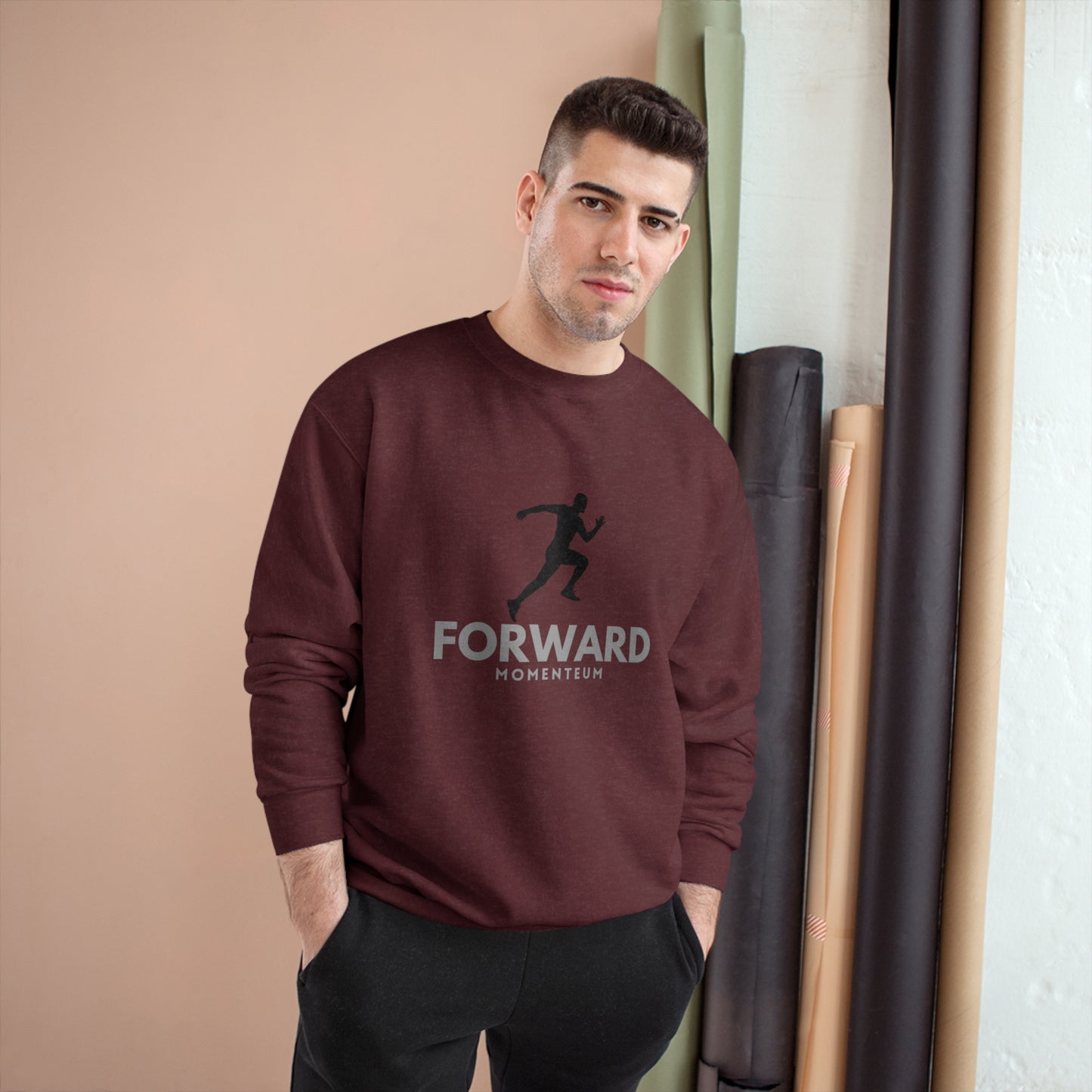 Forward Momentum - Running Man - Champion Sweatshirt