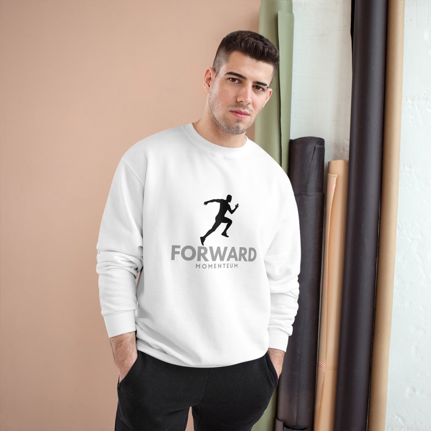 Forward Momentum - Running Man - Champion Sweatshirt