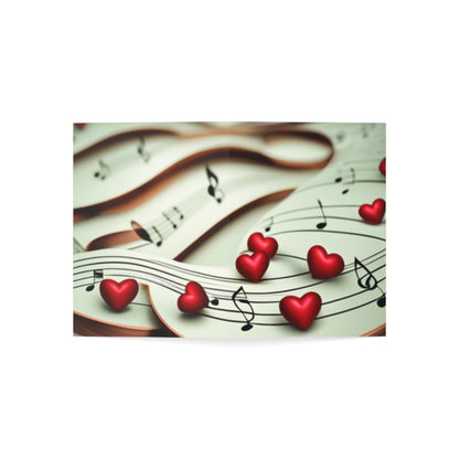 Music Lover Greeting Cards (1, 10, 30, and 50pcs)