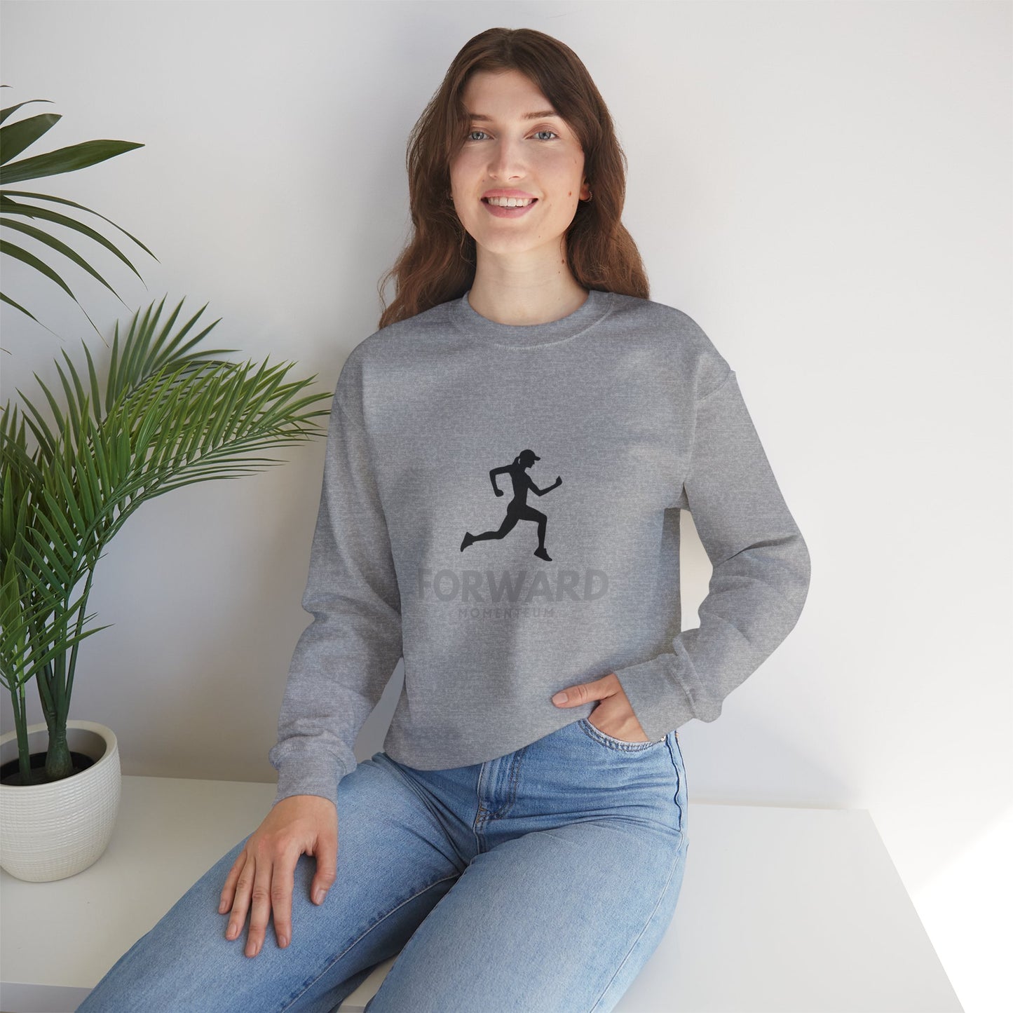 Forward Momentum - Running Woman - Champion Sweatshirt